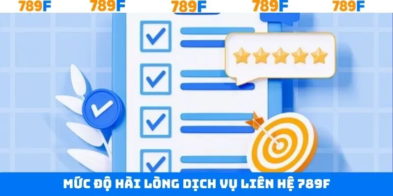 Mức độ hài lòng của người dùng với dịch CSKH tại 789F Mức độ hài lòng của người dùng với dịch CSKH tại 789F